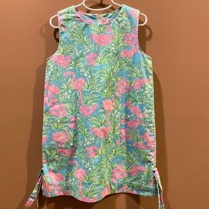 Lilly Pulitzer dress. Girls size 6x. Pink, green, light blue